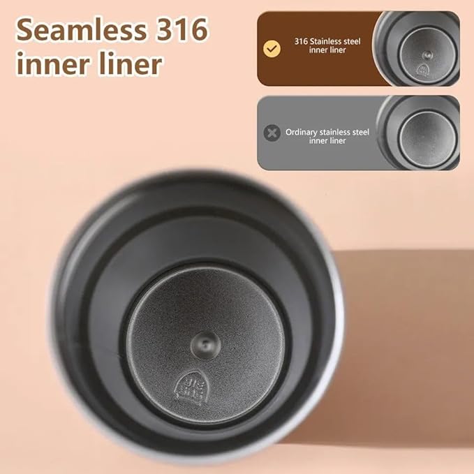 Black inner liner of a container