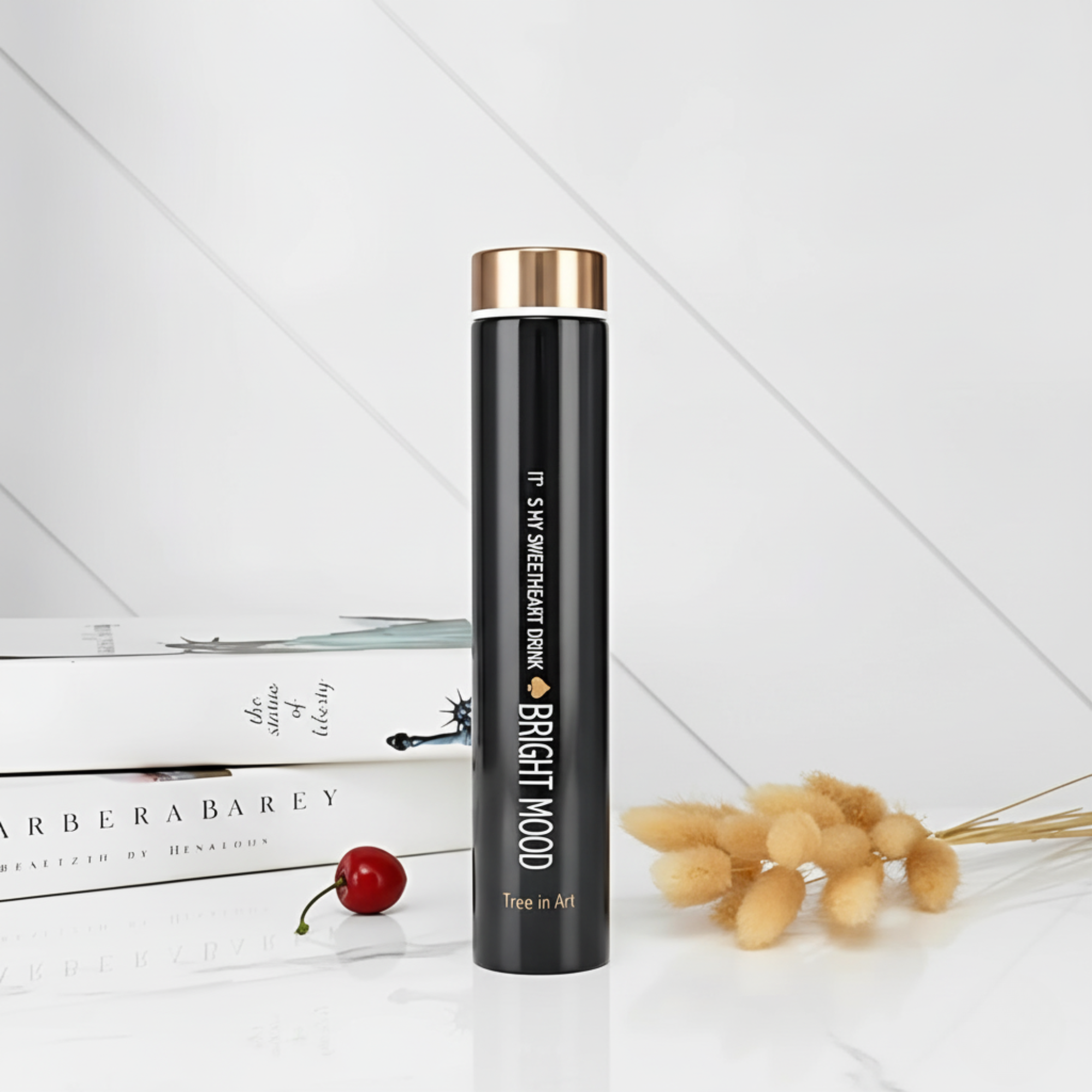 DailyAlley Slim Insulated Bottle: 250ml Stainless Steel Mini Thermos. Leakproof, travel-friendly for the office & gym. Keeps drinks hot or cold. Dailyalley