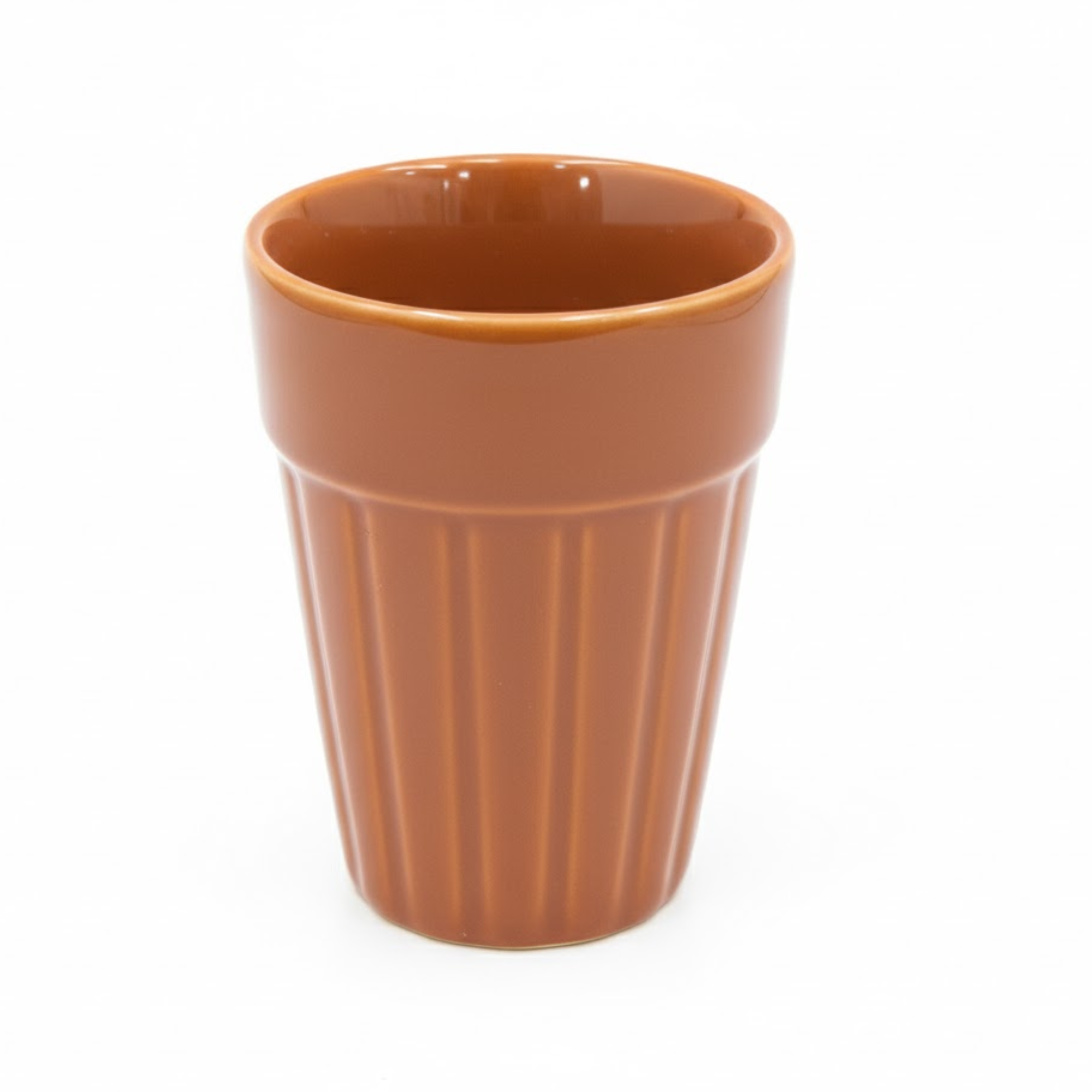 DailyAlley Cutting Chai Glasses with Stand (Set of 6) - 110ml Glass Tea Cups for Home & Office - Colorful Kulhad Chai Cup Dailyalley