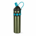 Stainless Steel Thermal Water Bottle 750ml – Double Wall Vacuum Insulated, Leak-Proof, Portable Strap Design for Travel, Office & Outdoor use (Green)