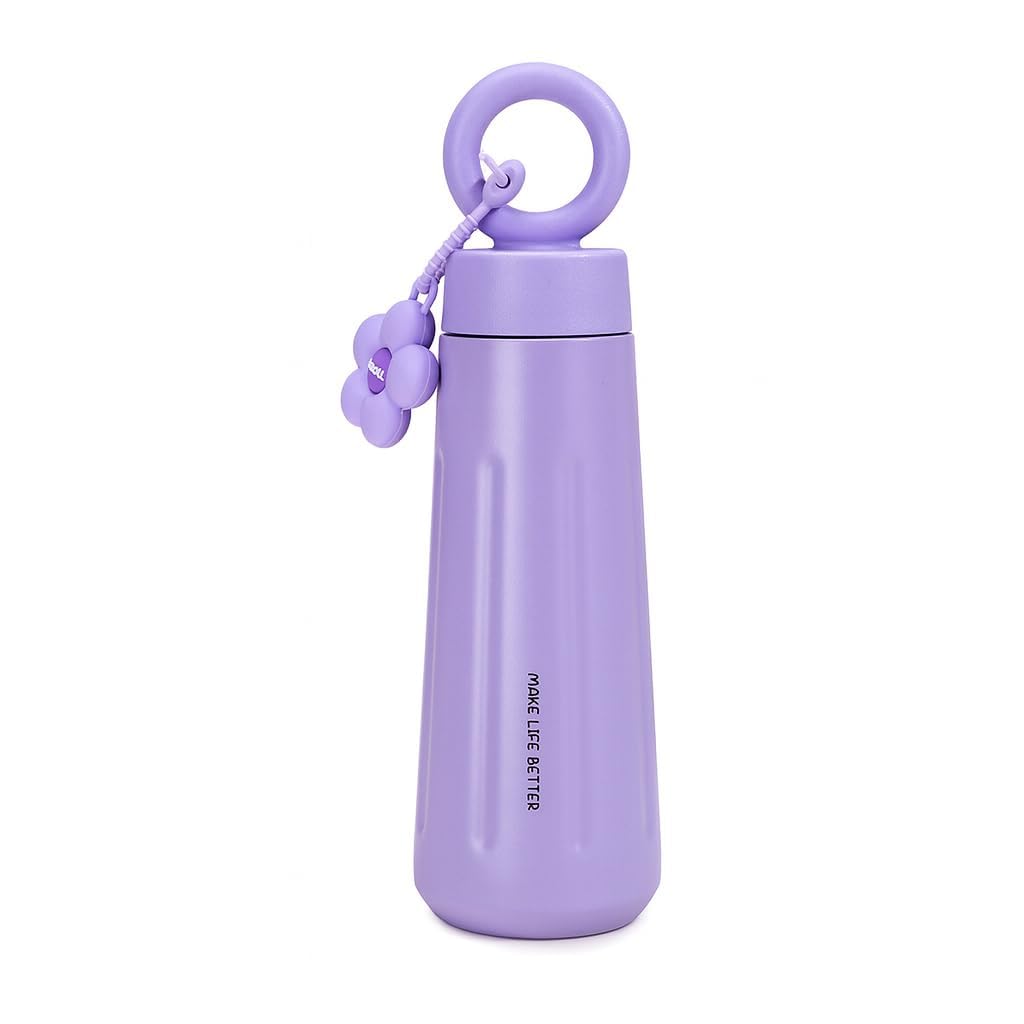 DailyAlley Flower Loop Stainless Steel Water Bottle 450ml