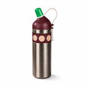 Stainless Steel Thermal Water Bottle 750ml – Double Wall Vacuum Insulated, Leak-Proof, Portable Strap Design for Travel, Office & Outdoor use (Brown)