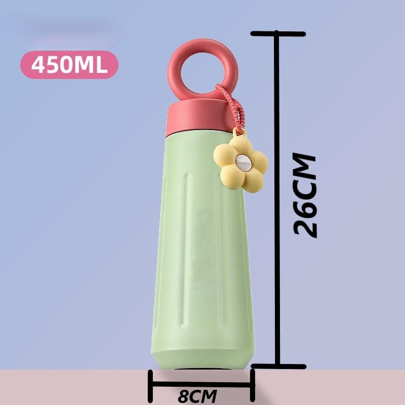 Flower Loop Stainless Steel Water Bottle 450ml