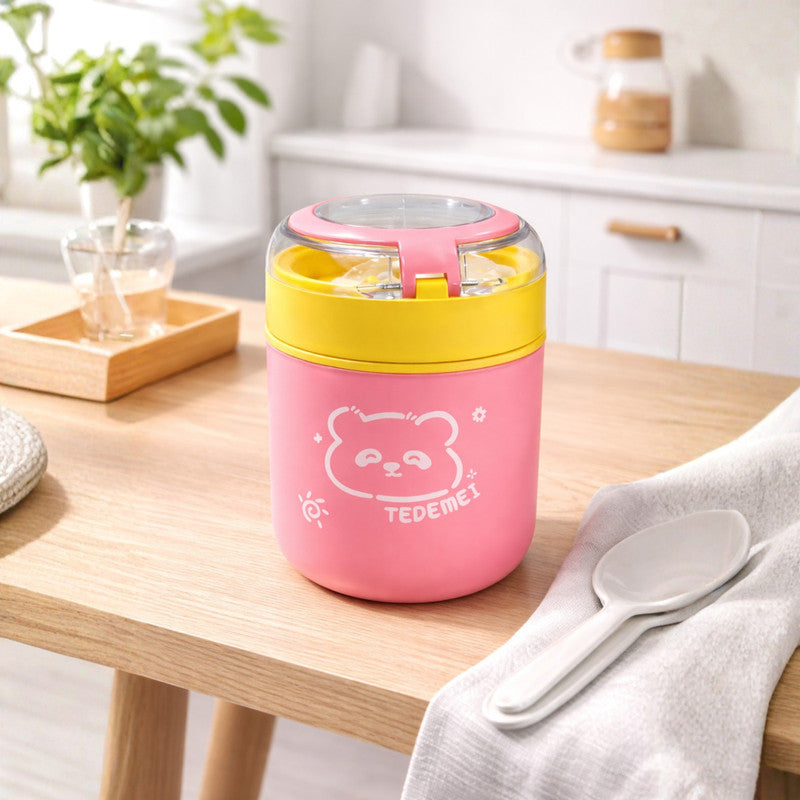 DailyAlley Stainless Steel Food Jar with Spoon