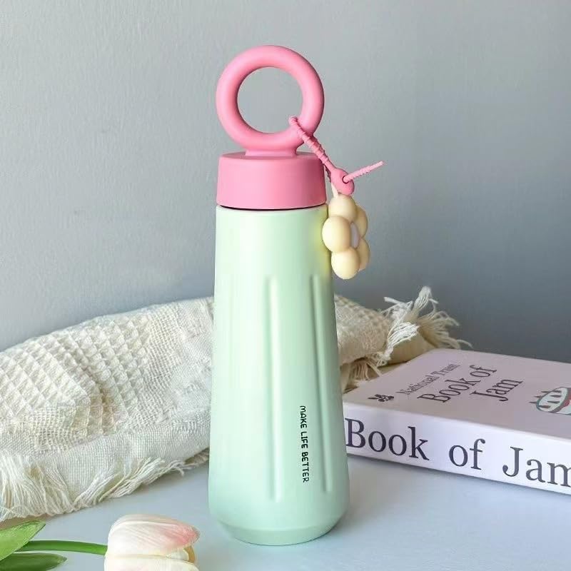 Flower Loop Stainless Steel Water Bottle 450ml