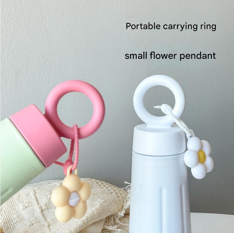 Flower Loop Stainless Steel Water Bottle 450ml