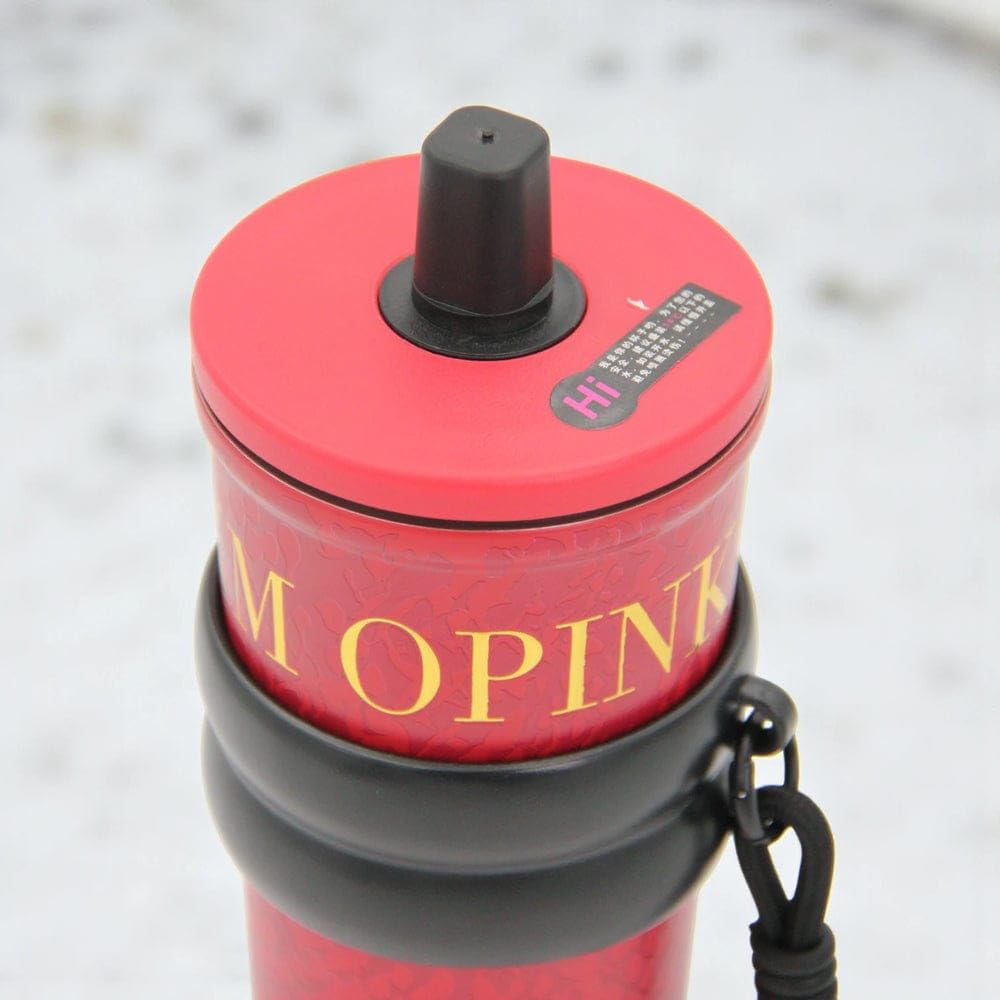 Stainless Steel Water Bottle for Women & Girls (710ml) – Luxury & Stylish Tumbler, Leakproof, Portable & Reusable Sipper Bottle for School, College, Office, Gym & Travel (Red)