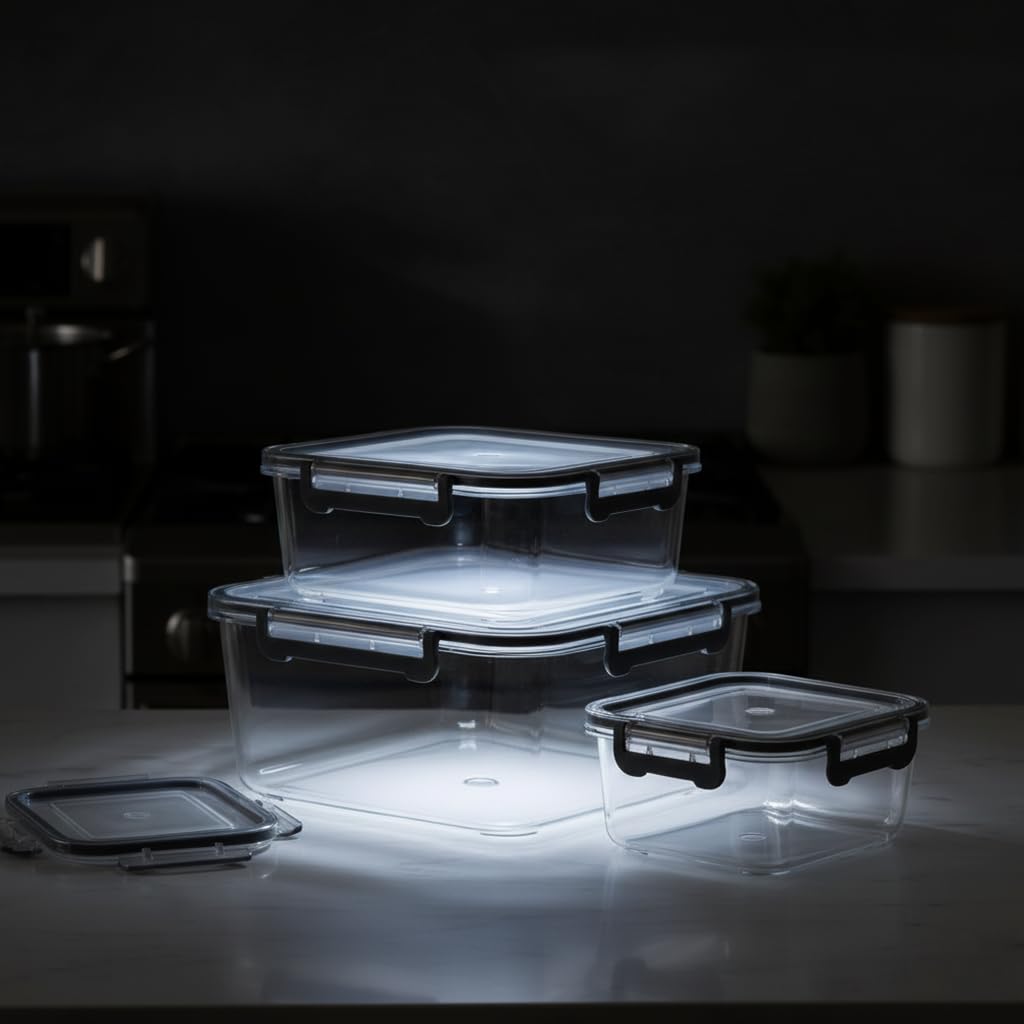 Lunch Box for Kids | Cute Tiffin Box for School | Stainless Steel Box with Leakproof Lid, Sauce Container & Spoon (White Storage Box)