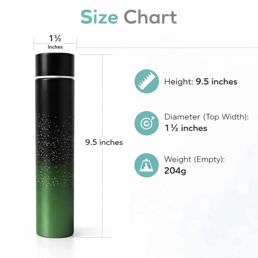 Slim Insulated Bottle 250ml – Stainless Steel Mini Thermos