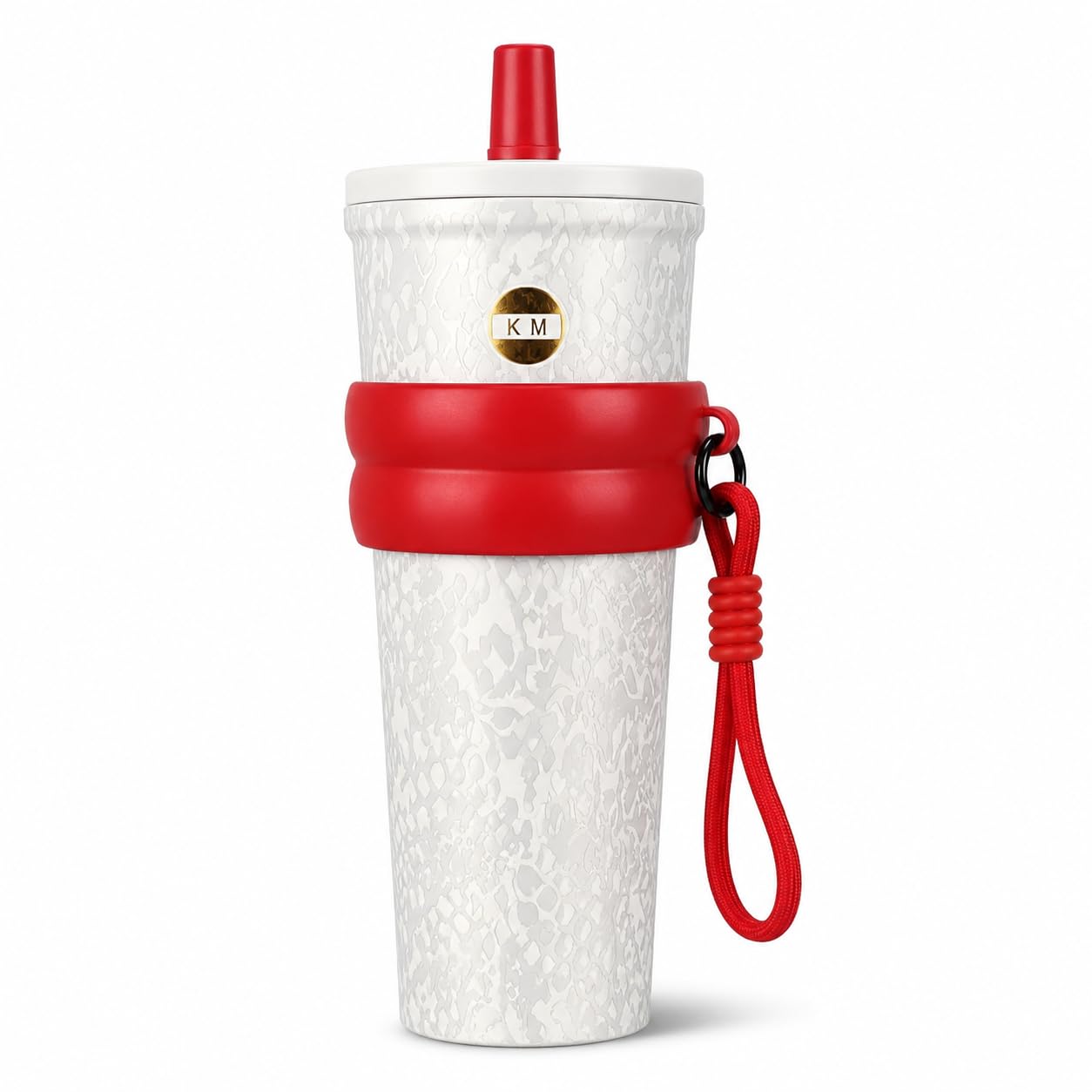 Stainless Steel Water Bottle for Women & Girls (710ml) – Luxury & Stylish Tumbler, Leakproof, Portable & Reusable Sipper Bottle for School, College, Office, Gym & Travel (White)