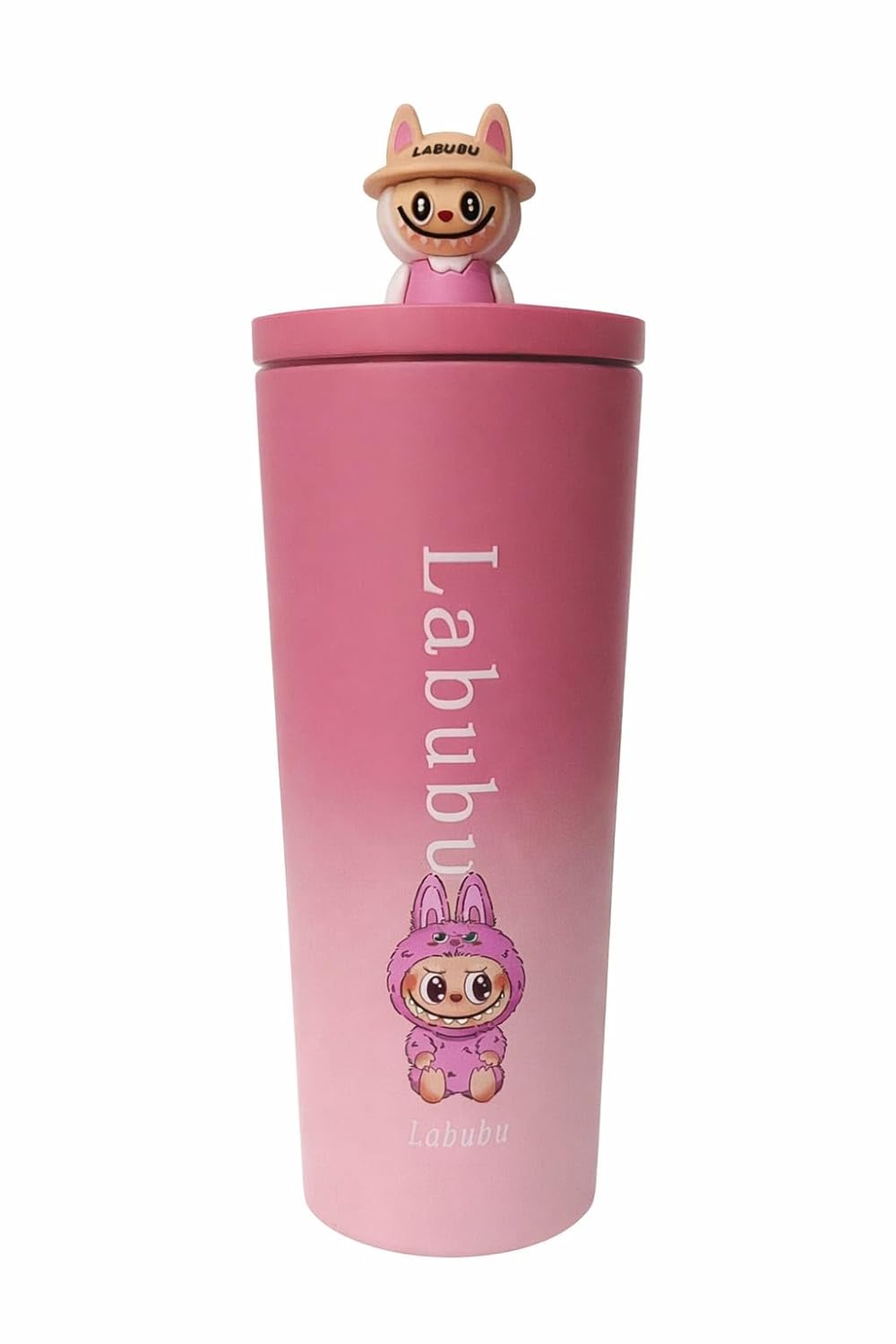 Stainless Steel Water Bottle (710ml) – Luxury & Stylish Tumbler, Leakproof, Portable & Reusable Sipper Bottle for School, College, Office, Gym & Travel (Pink Doll)