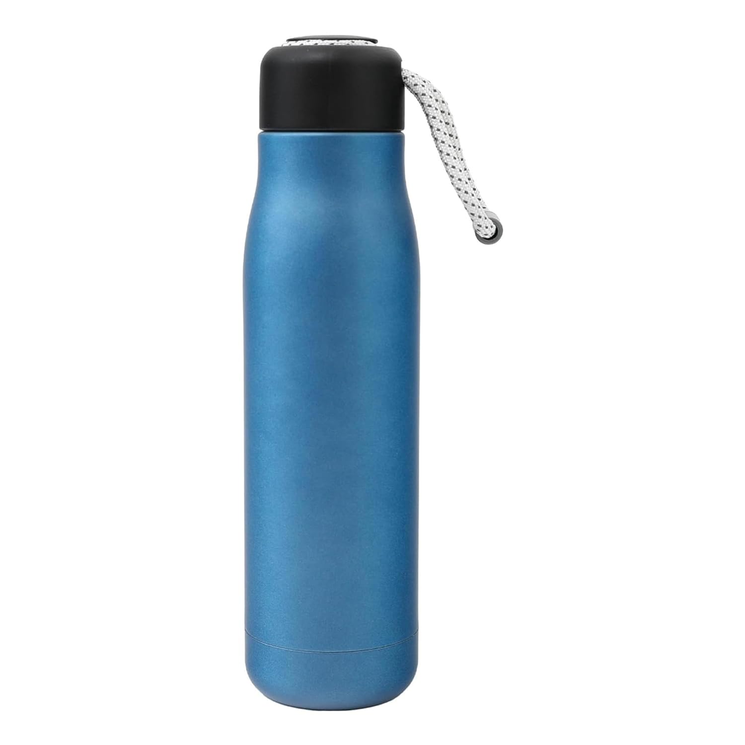 DailyAlley 550ml Insulated Steel Bottle | Hot & Cold Thermos Flask | Leakproof Cap with Carry Loop for Gym, Office & Travel | BPA-Free (Blue) Dailyalley