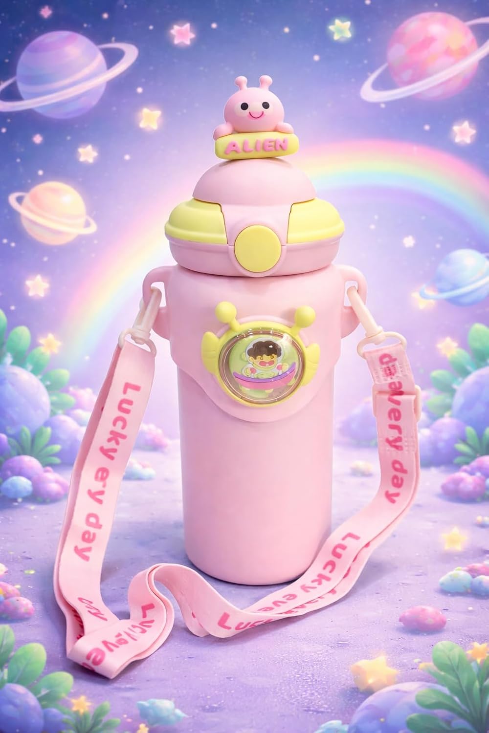 Alien Insulated Water Bottle for Kids 600 ml