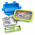 Kids Stainless Steel Lunch Box (SS304) with 3 Compartments