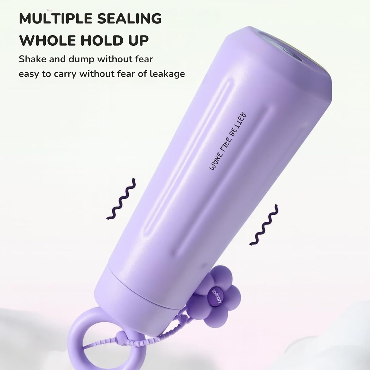 DailyAlley Flower Loop Stainless Steel Water Bottle 450ml