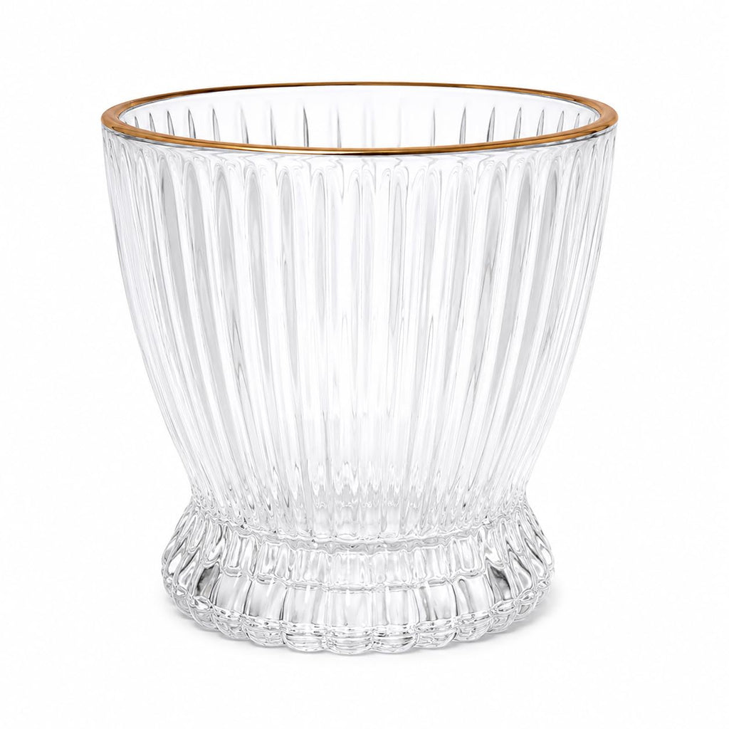 Set of 6 Vintage Ribbed Champagne Flutes, Elegant Rose Pink Glassware for Prosecco & Cocktails, Fluted Stemmed Toasting Glasses for Celebrations