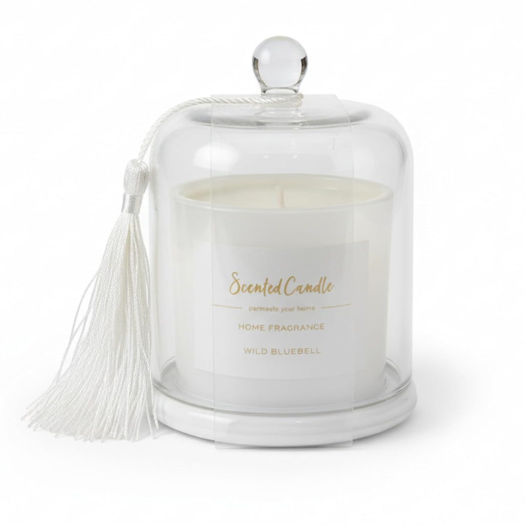 6-Piece Ribbed Ceramic Coffee Mug Set with Wooden Serving Tray & Creamer