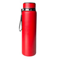 Premium 1000ml Stainless Steel Thermosteel Water Bottle – Leak-Proof, Double Wall Insulated Flask with Carry Rope & Matte Red Finish for Office, Gym, Travel & Outdoor Dailyalley