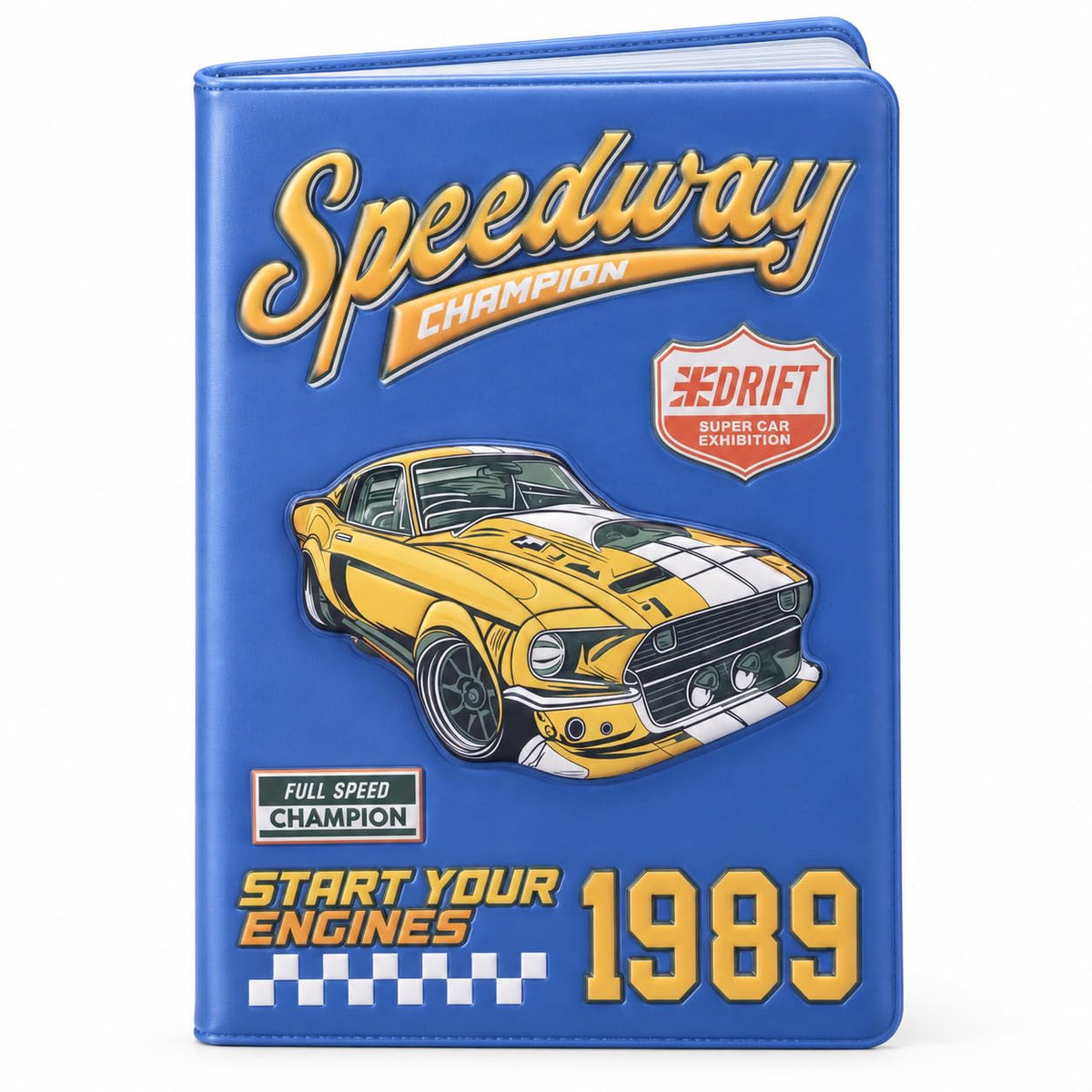 3D Squishy Car Theme Diary for Kids, Boys & Girls, Fancy Notebook for Girls, Cute Soft Touch Diary with 100 Pages, Kids Notepad for School, Personal Notes, Drawing & Writing (Yellow Car)