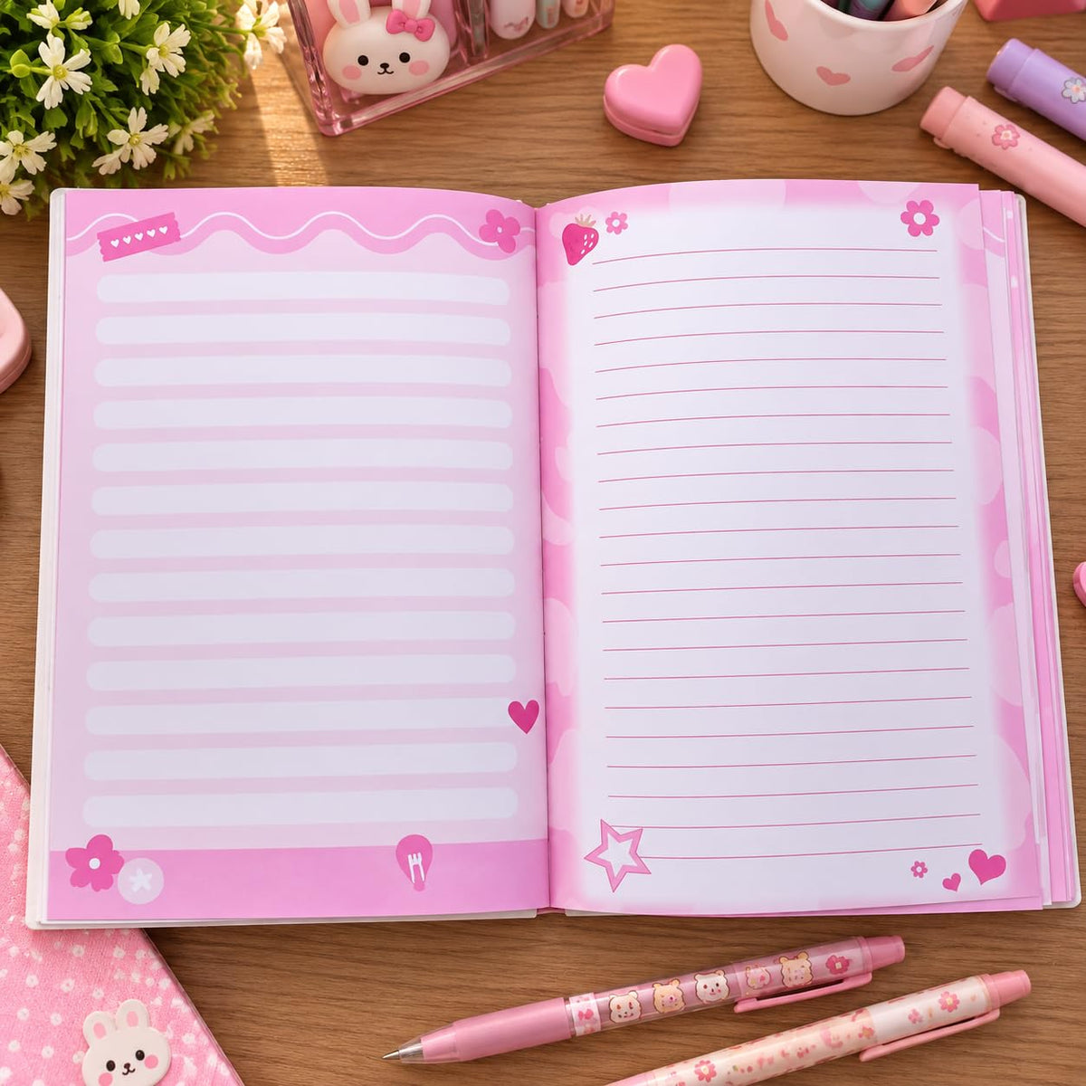 3D Squishy Unicorn Diary for Kids, Fancy Notebook for Girls, Cute Soft Touch Diary with 100 Pages, Kids Notepad for School, Personal Notes, Drawing & Writing (Purple)