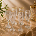 Premium Crystal Champagne Glass Set of 6 (200ml)