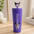 Stainless Steel Water Bottle (710ml) – Luxury & Stylish Tumbler, Leakproof, Portable & Reusable Sipper Bottle for School, College, Office, Gym & Travel (Purple)