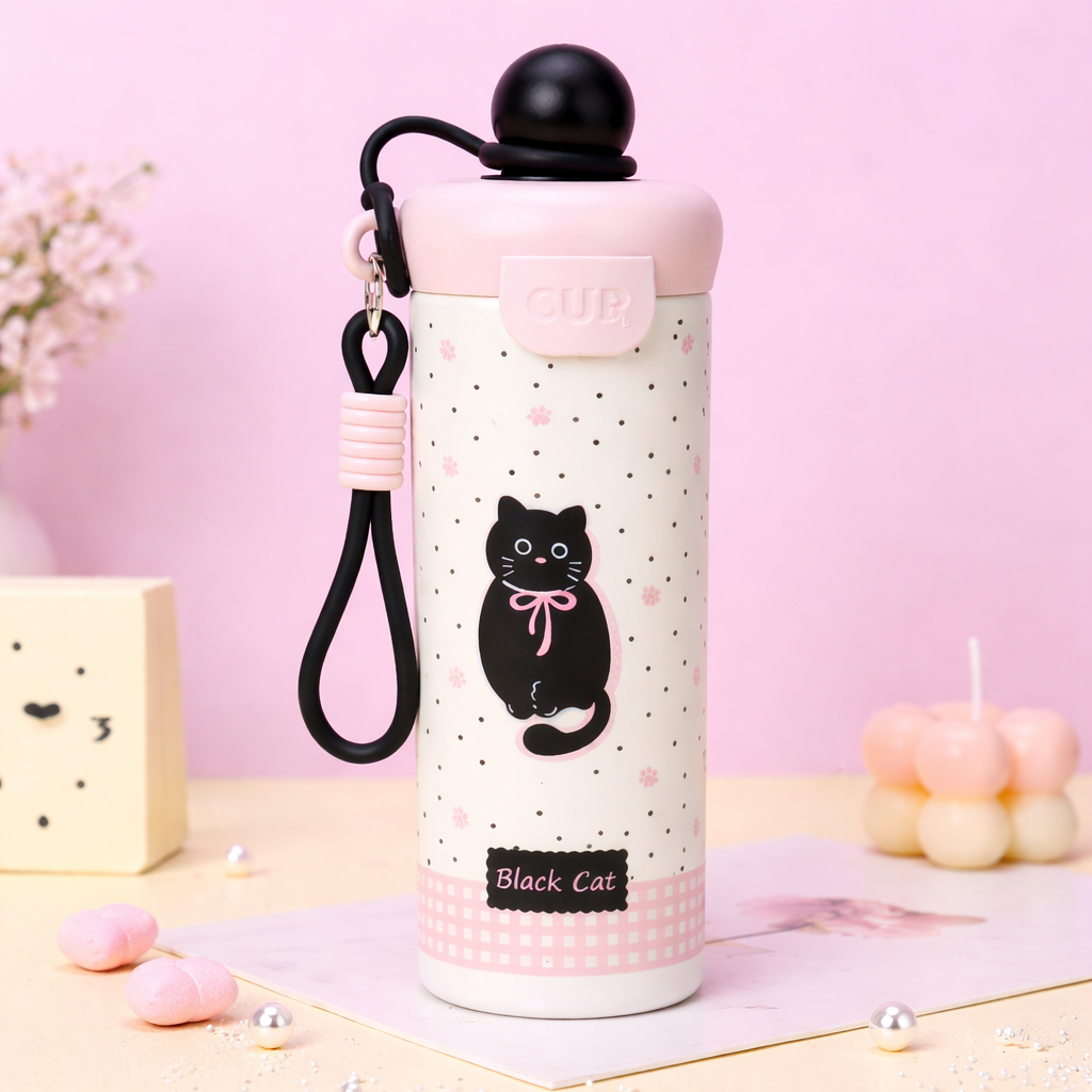 DailyAlley 750ml Stainless Steel Water Bottle with Twin Lid (Sip & Gulp)