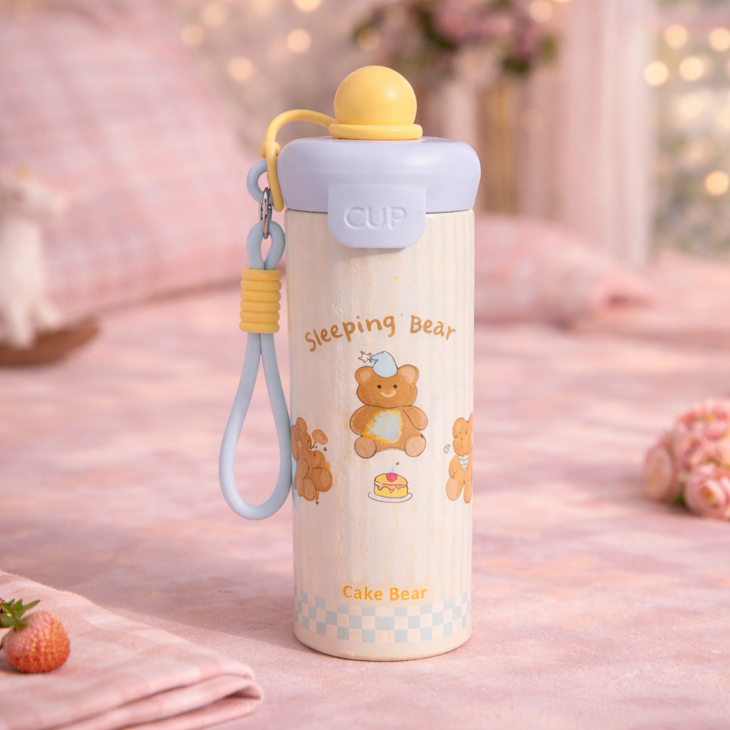 DailyAlley 750ml Stainless Steel Water Bottle with Twin Lid (Sip & Gulp)