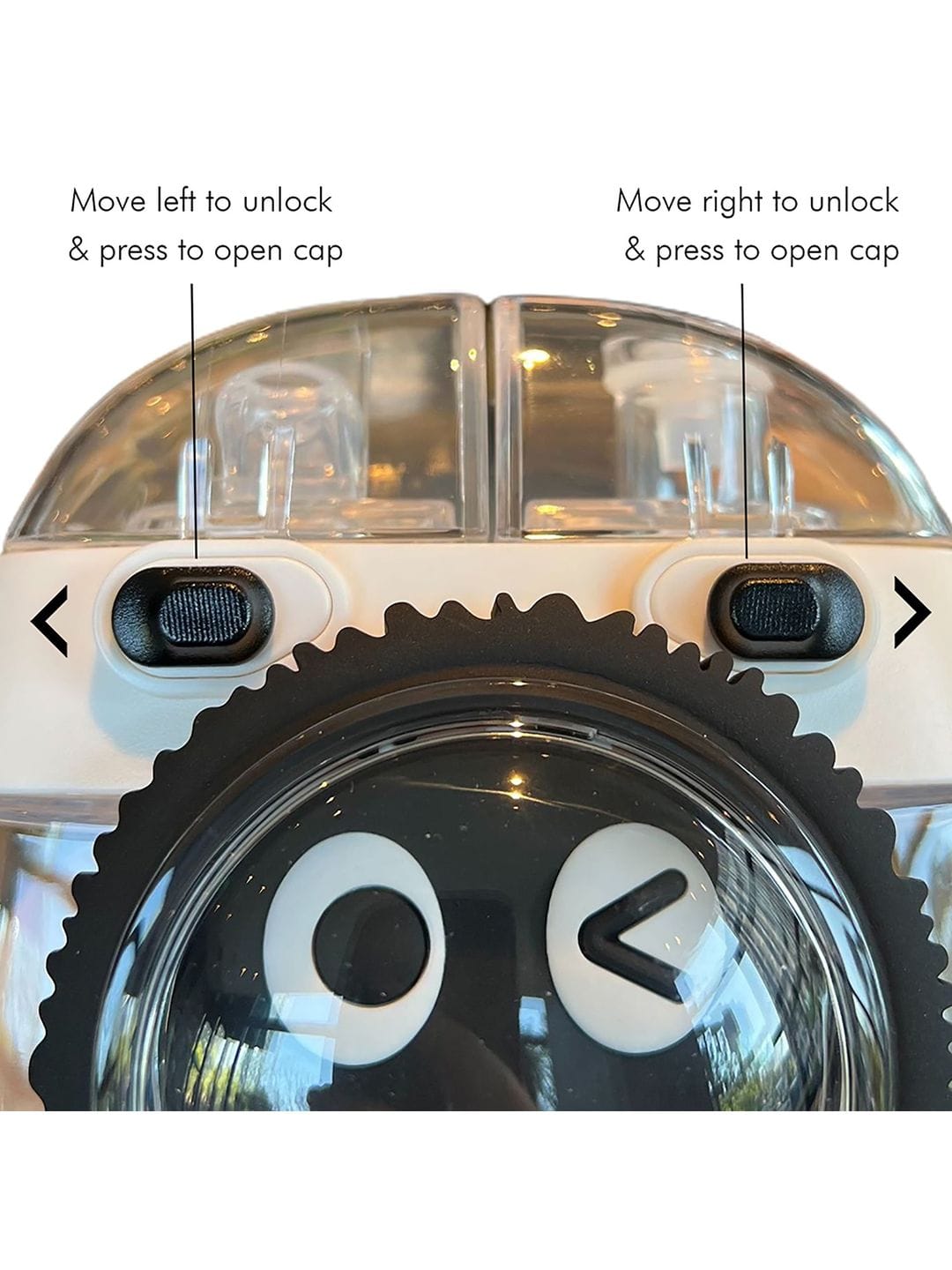 Kids Water Bottle with Straw 1000ml, Leakproof Tritan Sipper, Backpack Style with Adjustable Strap, BPA Free, Easy Clean Portable School Bottle (White)