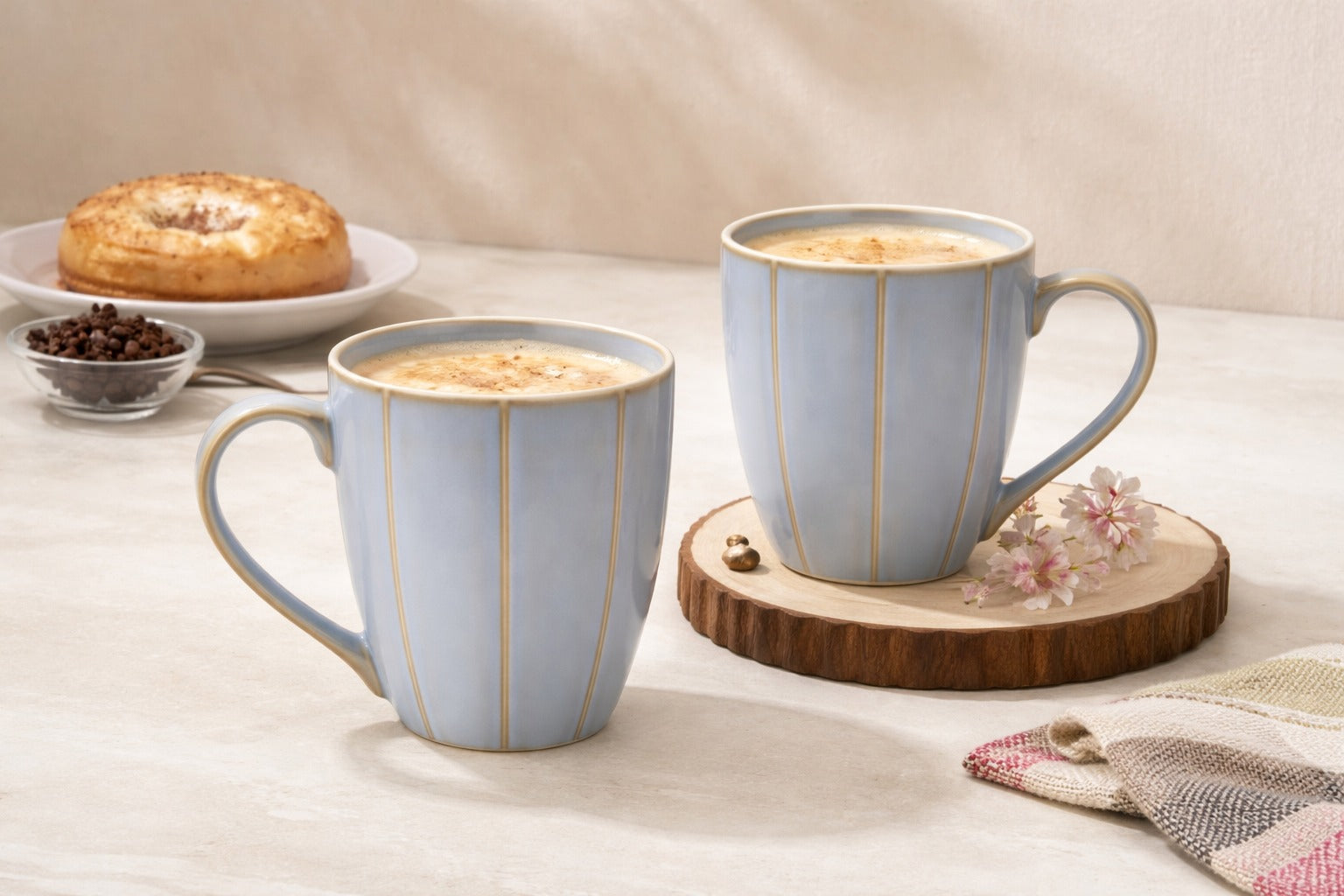 Lovers Cup Gray Set Of 2