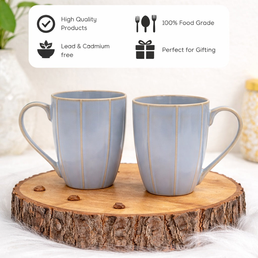 Lovers Cup Gray Set Of 2