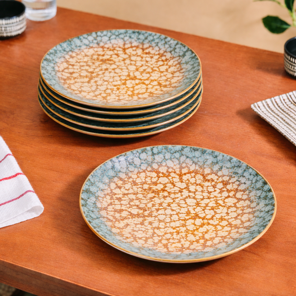 Ceramic Dinner Plate Set Of 6 11 Inch